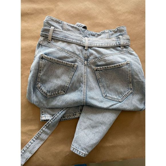 π Paper Bag Waist Mom Jeans - Picture 12 of 12